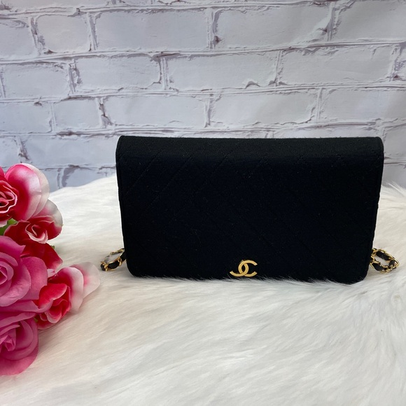 CHANEL Handbags - Chanel Cotton Jersey Flap